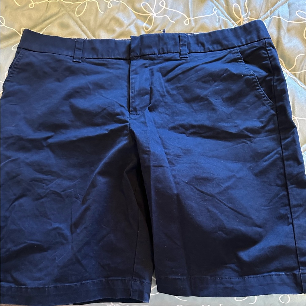 Tommy Hilfiger Blue Flat Front Performance Shorts